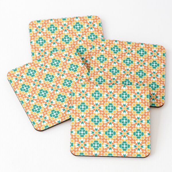 Item preview, Zellige style seamless pattern in color designed and sold by alyoha.