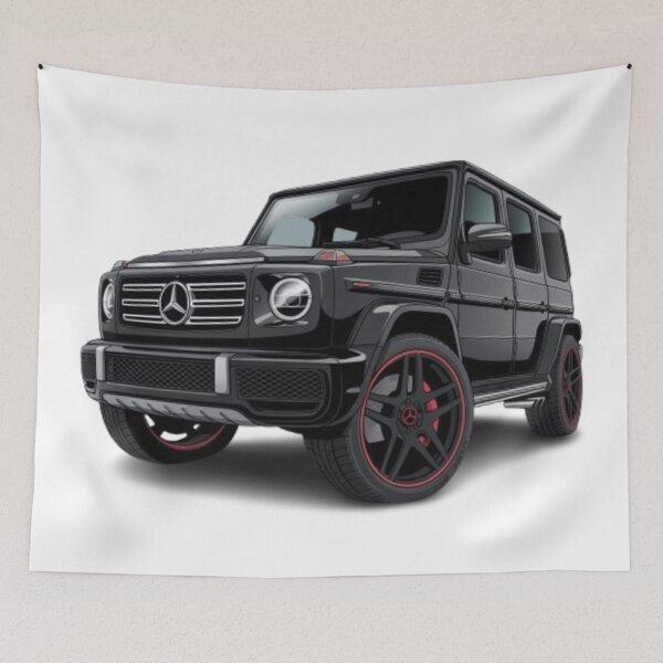 Item preview, G class g wagon black car designed and sold by Nagikseyanart.