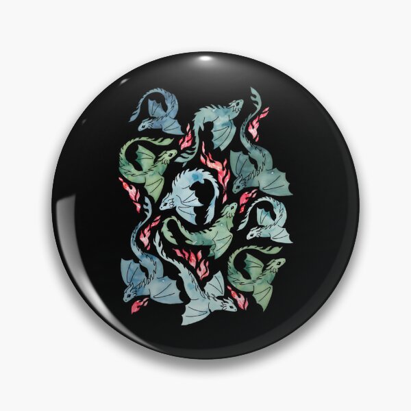 Item preview, Dragon Fire Dark Blue  Green designed and sold by asiapenguinw.