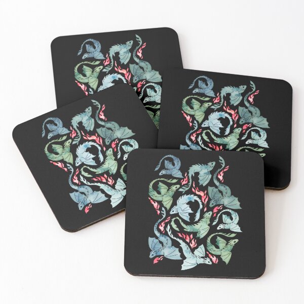 Item preview, Dragon Fire Dark Blue  Green designed and sold by asiapenguinw.