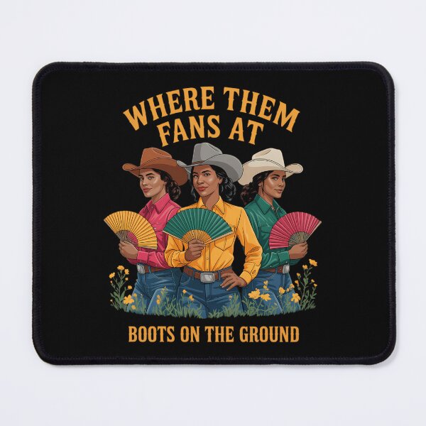 Item preview, Boots On The Ground Juneteenth Cowgirl Where Them Fans At designed and sold by sailorjessiArt.