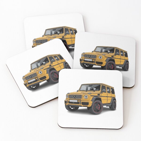 Item preview, G class g wagon yellow car designed and sold by Nagikseyanart.