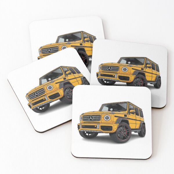 Item preview, G class g wagon yellow car designed and sold by Nagikseyanart.