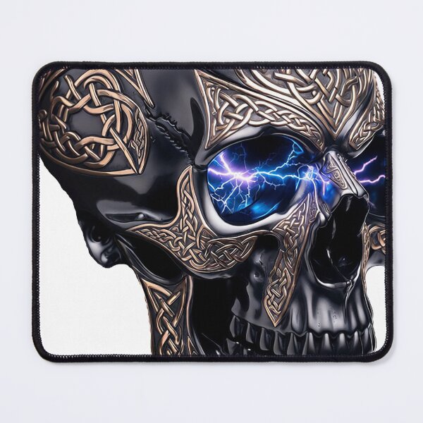 Item preview, Viking Thunder Skull designed and sold by Bluesax.