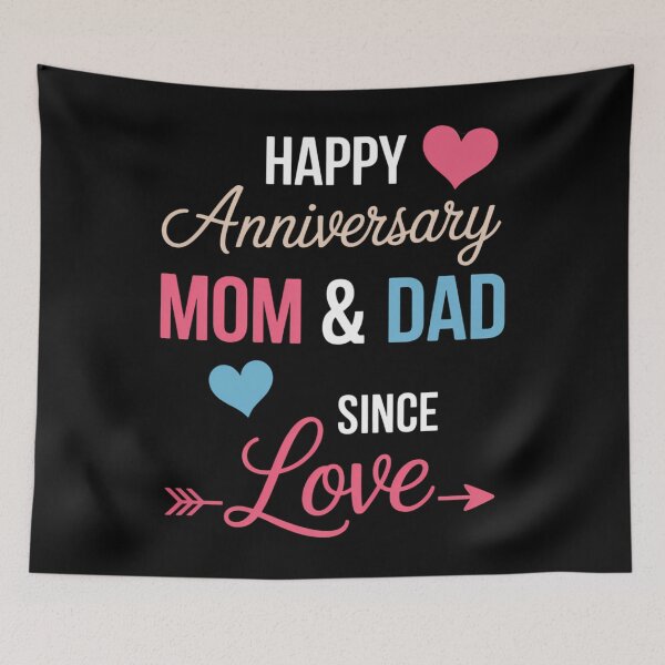 Item preview, A Cute Family Parents' Day Happy Anniversary Mom and Dad designed and sold by sailorjessiArt.