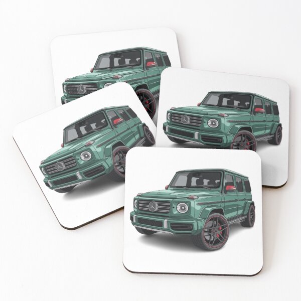 Item preview, G class g wagon green car designed and sold by Nagikseyanart.