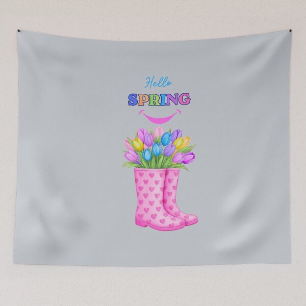 Item preview, Hello Spring Rain Boots T-Shirt designed and sold by Aimetoi.