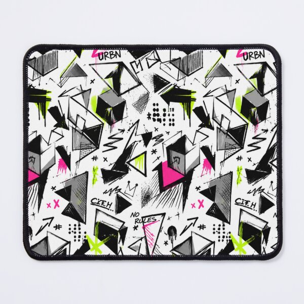 Item preview, Neon Graffiti Geometry Sketch Pattern designed and sold by Alpha-mike13.
