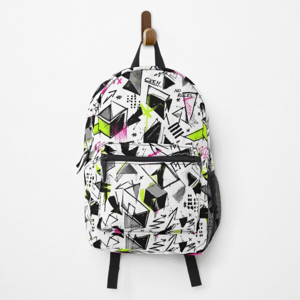 Item preview, Neon Graffiti Geometry Sketch Pattern designed and sold by Alpha-mike13.