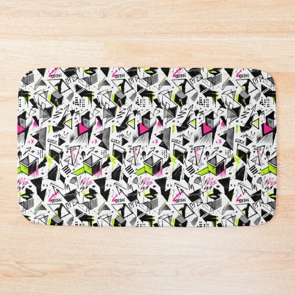 Item preview, Neon Graffiti Geometry Sketch Pattern designed and sold by Alpha-mike13.