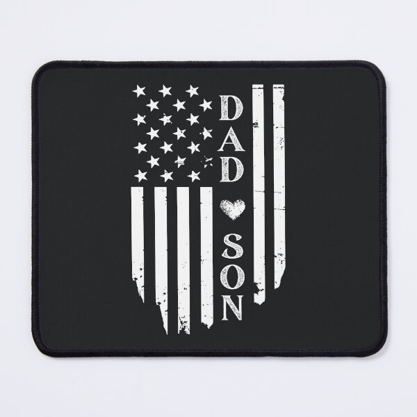 Item preview, American Flag Dad and Son  designed and sold by rafiaarts.