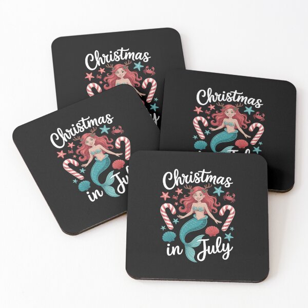 Item preview, Christmas In July Cute Mermaid Summer designed and sold by SapfireStuArt.