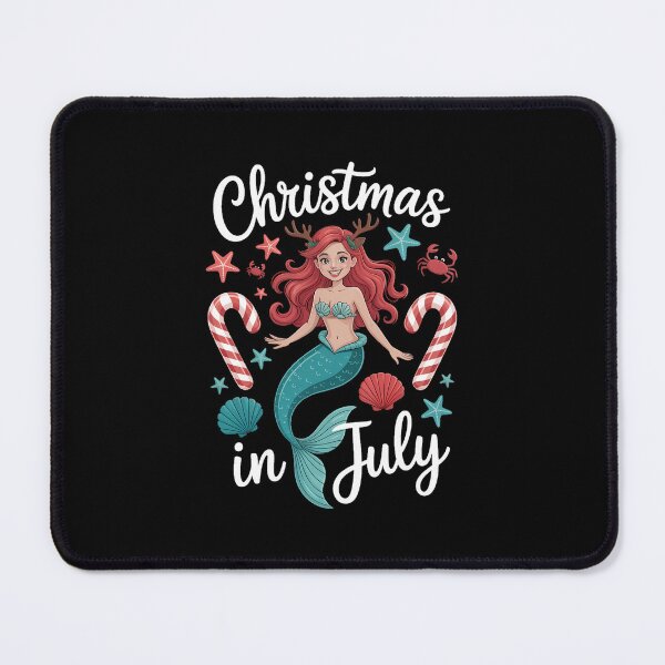 Item preview, Christmas In July Cute Mermaid Summer designed and sold by SapfireStuArt.