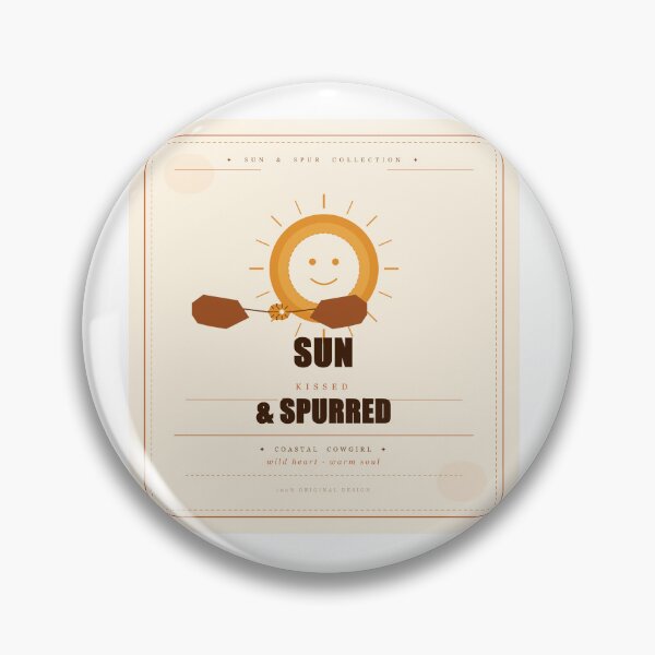 Item preview, Sunkissed And Spurred Retro Sun Western Cowgirl Boho designed and sold by Mega-Shopping.