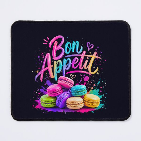 Item preview, Bon Appetit Macaron Colorful Dessert Graphic T-Shirt designed and sold by Aimetoi.