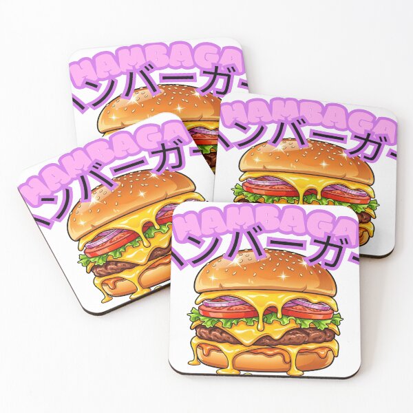 Item preview, Hambaga Japanese Hamburger Burger Anime Food designed and sold by Shirt-Otakus.