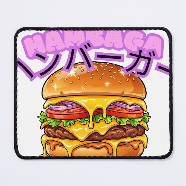 Item preview, Hambaga Japanese Hamburger Burger Anime Food designed and sold by Shirt-Otakus.