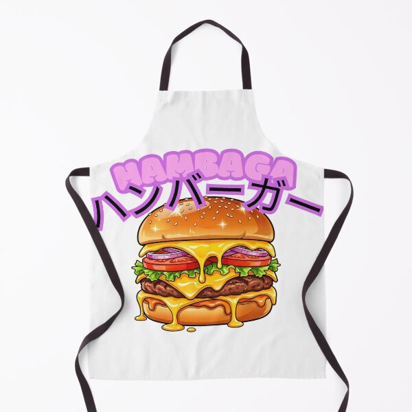 Aperçu de l'œuvre Hambaga Hamburger Japonais Burger Anime Nourriture créée et vendue par Shirt-Otakus.