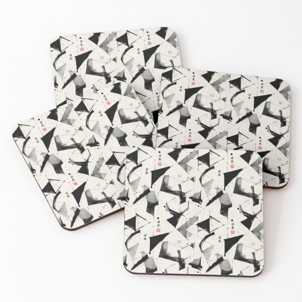 Item preview, Sumi Geometry Ink Pattern designed and sold by Alpha-mike13.