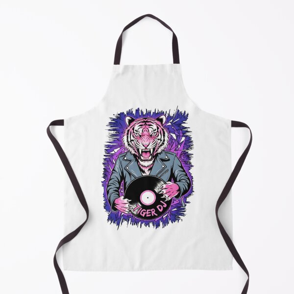Item preview, Pink Rock Tiger with Vinyl - World Music Day designed and sold by Art-Arcade6.