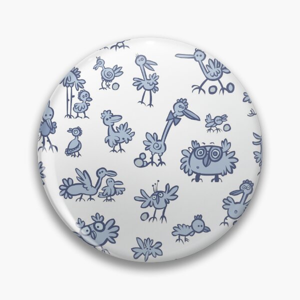 Item preview, Funny birds pattern designed and sold by Bobb's cartoons.