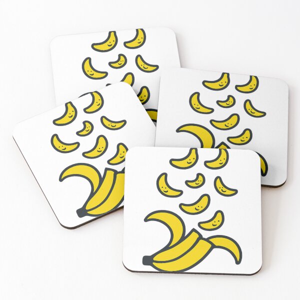 Artikelvorschau, Fröhliche Bananen – Niedlicher, lustiger Frucht-Cartoon entworfen und verkauft von RDproject.