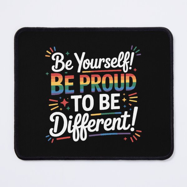 Item preview, Be Yourself Proud LGBTQ Pride Lesbian Gay Transgender LGBT designed and sold by sailorjessiArt.