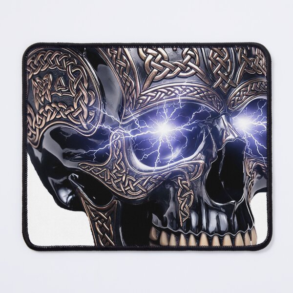 Item preview, Viking Thunder Skull designed and sold by Bluesax.
