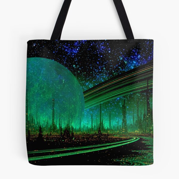 Item preview, Celestial Space City designed and sold by SkyArtCreations.