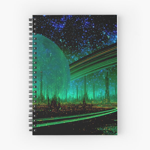 Item preview, Celestial Space City designed and sold by SkyArtCreations.
