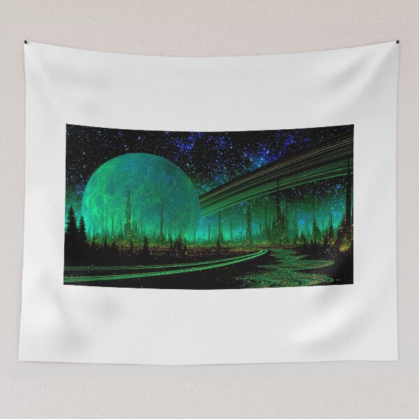Item preview, Celestial Space City designed and sold by SkyArtCreations.