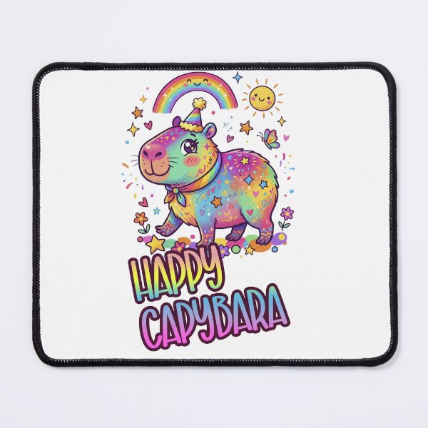 Item preview, Happy Capybara -cute kid core design- designed and sold by LOVEARTDESIGN.