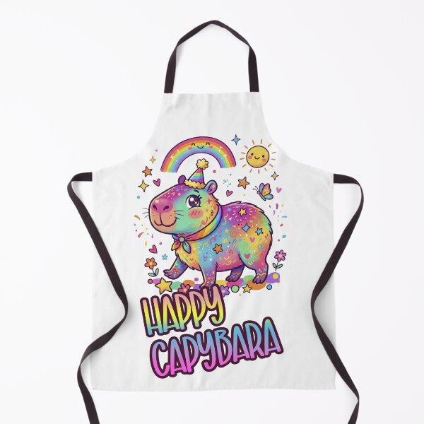 Item preview, Happy Capybara -cute kid core design- designed and sold by LOVEARTDESIGN.