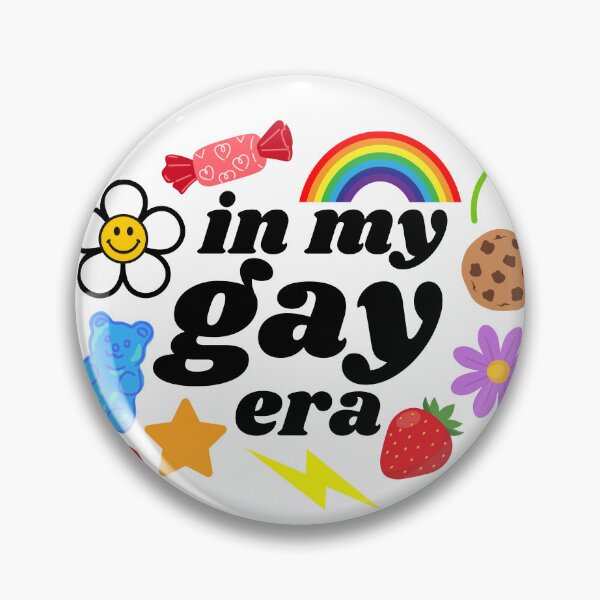 Item preview, In My Gay Era Colorful Retro Graphic Art designed and sold by Niji Hibana.