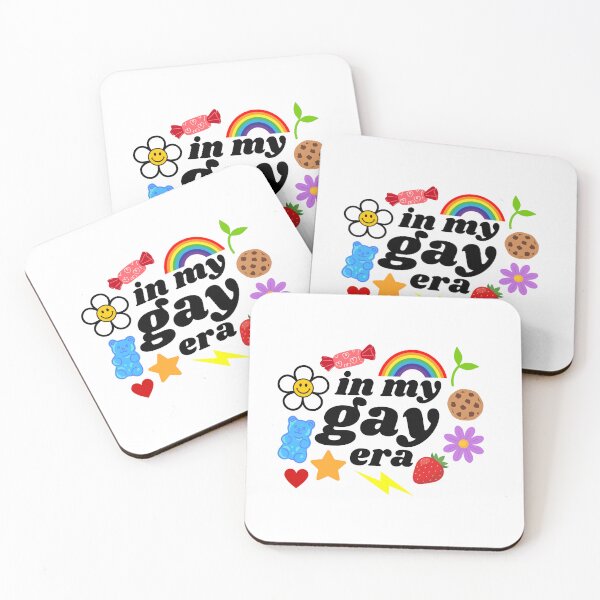 Item preview, In My Gay Era Colorful Retro Graphic Art designed and sold by Niji Hibana.