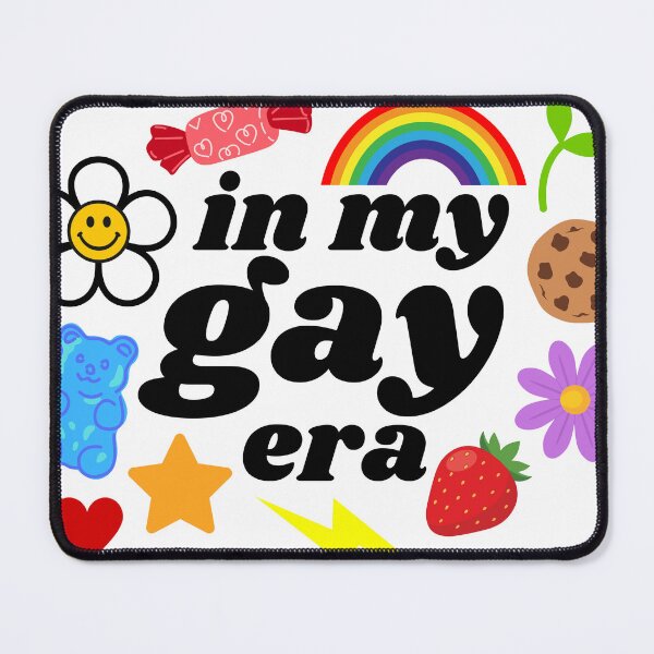 Item preview, In My Gay Era Colorful Retro Graphic Art designed and sold by Niji Hibana.