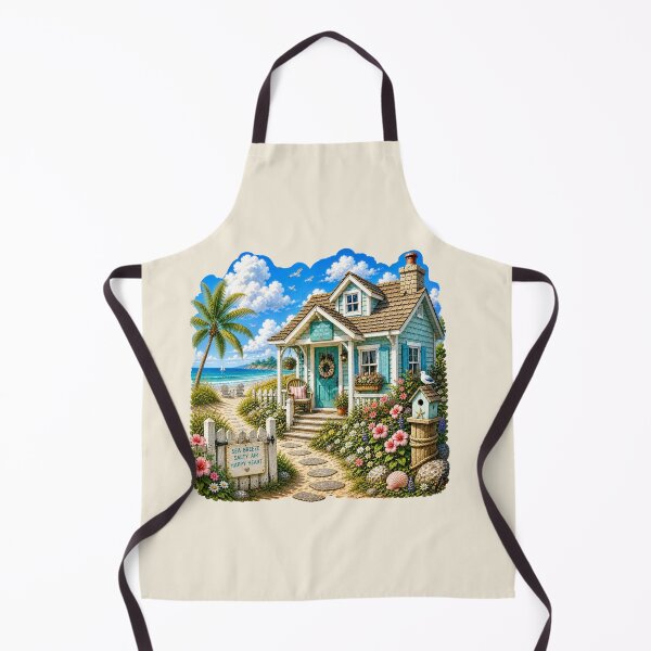 Item preview, Cozy Beach Cottage designed and sold by Myra365Art.