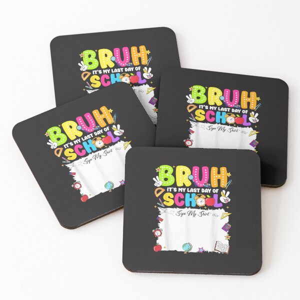Item preview, Bruh It’s My Last Day Of School Funny Student Signature Design designed and sold by kiralynstration.