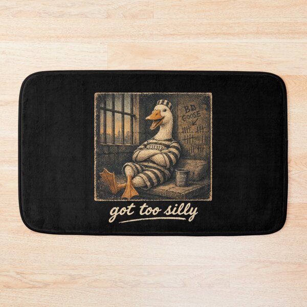 Item preview, Got Too Silly Goose – Funny Jailbird Honk Life Prison Meme designed and sold by PosiMCreations.
