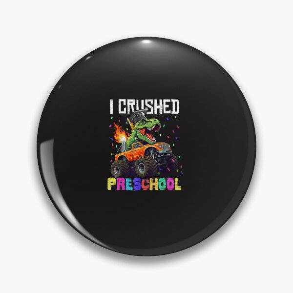 Item preview, I Crushed Preschool Graduation T Rex Monster Truck Boy Design designed and sold by kiralynstration.