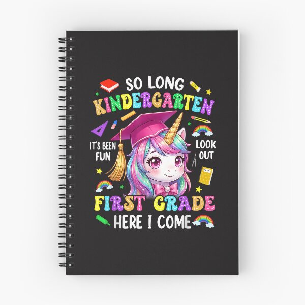 Item preview, So Long Kindergarten Hello First Grade Unicorn Graduation Design designed and sold by kiralynstration.