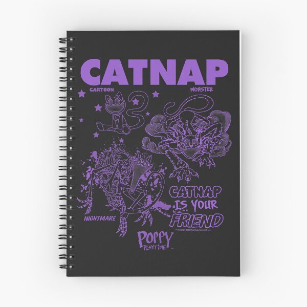 Item preview, Poppy Playtime Catnap Is Your Friend Cartoon Monster Poster designed and sold by duffkebattclum.