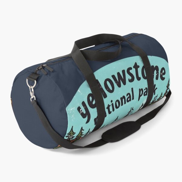 Item preview, Yellowstone National Park Gyers Landscape Cute Bison designed and sold by HowToCanadian.
