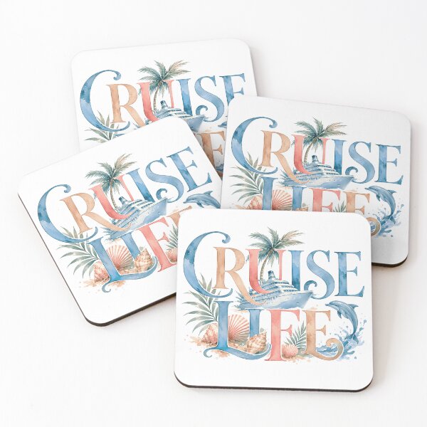 Item preview, Cruise Life Watercolor designed and sold by lonaarts8.
