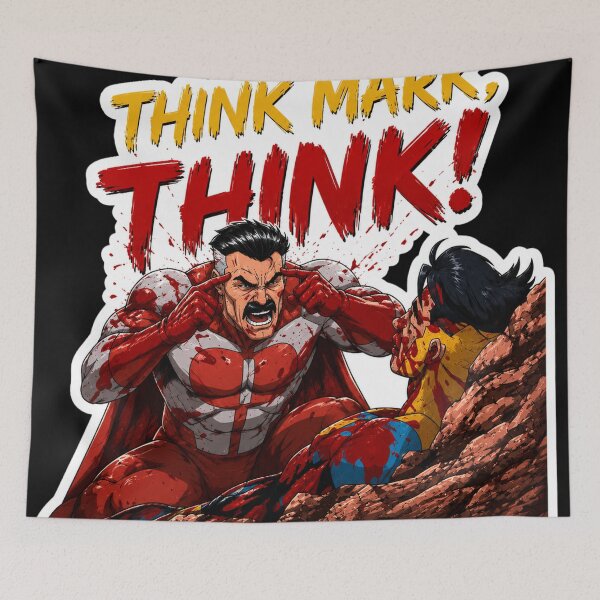 Item preview, THINK MARK, THINK! MEME from Invincible Omniman designed and sold by missbreeze.