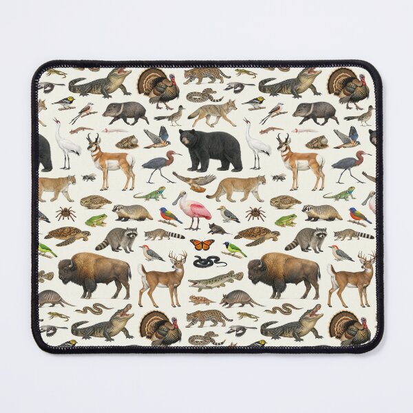 Item preview, Animals of Texas Retro Style Identification Chart designed and sold by kakarikihill.