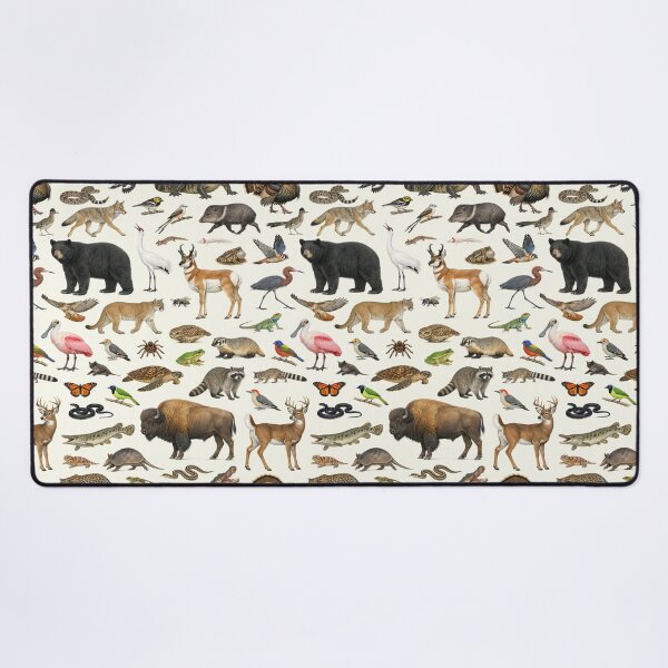 Item preview, Animals of Texas Retro Style Identification Chart designed and sold by kakarikihill.