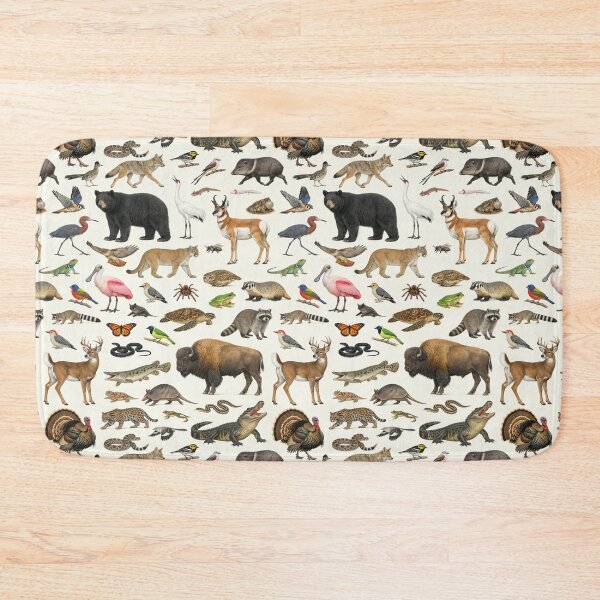 Item preview, Animals of Texas Retro Style Identification Chart designed and sold by kakarikihill.