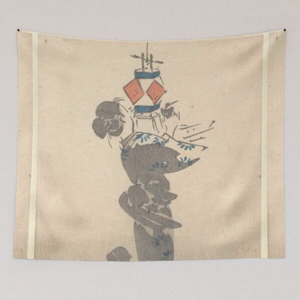 Item preview, Lighting a Hanging Lantern for the Obon Festival designed and sold by SharonTheFirst.