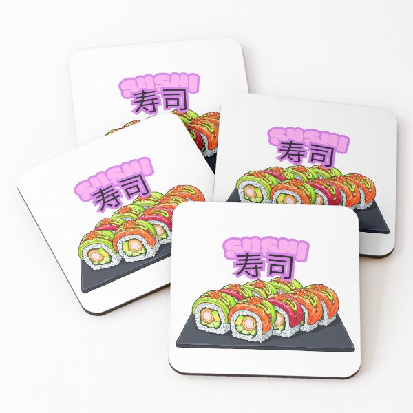 Item preview, Japanese Sushi Platter Anime Food designed and sold by Shirt-Otakus.